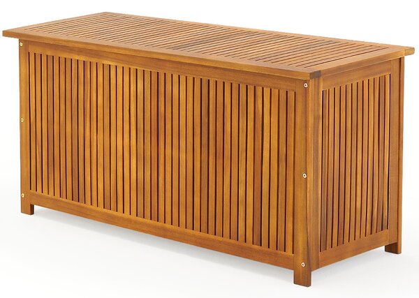 Drewniana skrzynia ACACIA, 117x50x59cm, naturalny brąz Jurhan