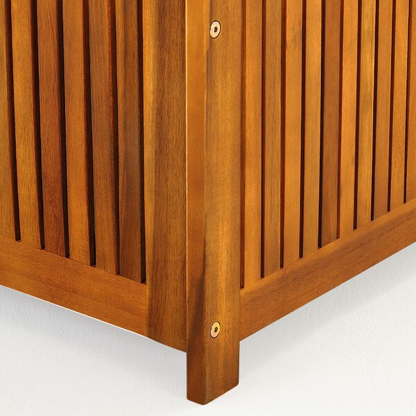 Drewniana skrzynia ACACIA, 117x50x59cm, naturalny brąz Jurhan