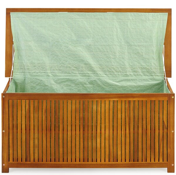 Drewniana skrzynia ACACIA, 117x50x59cm, naturalny brąz Jurhan