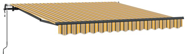 Markiza zwijana Wielokolorowe 300 x 250 cm Tkanina i aluminium