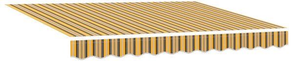 Markiza zwijana Wielokolorowe 300 x 250 cm Poliester i Stal