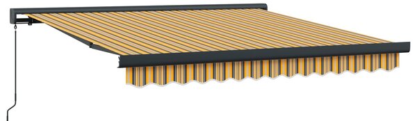 Markiza zwijana Wielokolorowe 300 x 250 cm Tkanina i Metal
