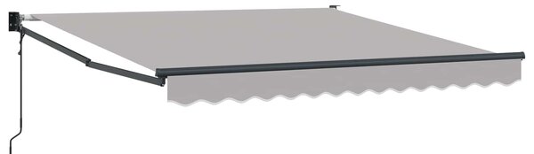 Markiza wysuwana jasnoszary 300 x 250 x 165 cm