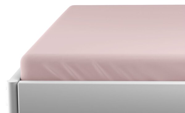 Prześcieradło jersey do dziecięcego łóżeczka EXCLUSIVE 70x140 cm w kolorze stary róż