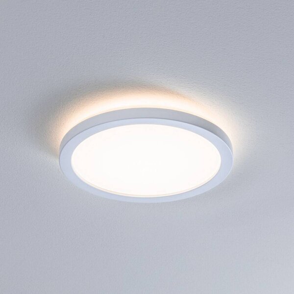Paulmann Lampa sufitowa Atria Shine, biały / opal, biuro, tworzywo sztuczne, nowoczesny