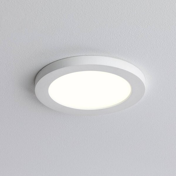 Paulmann Panel do zabudowy LED Cover-it, średnica 17 cm, 880 lm, 3000 K, biały Cover-it, biały / opal, przedpokój, tworzywo sztuczne, nowoczesny