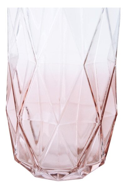 Różowy szklany wazon (wysokość 28 cm) Brice – Premier Housewares