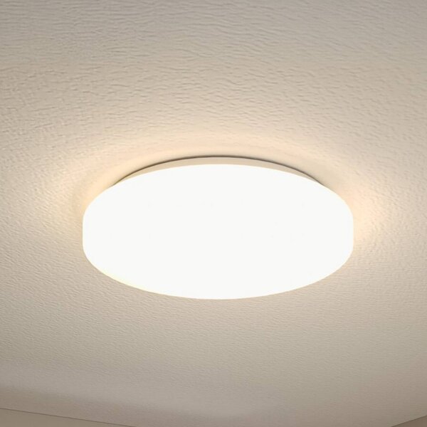 Paulmann Lampa sufitowa Axin, średnica 35 cm, biała, IP44, E27 możliwość ściemniania, biały / opal, łazienka, tworzywo sztuczne, nowoczesny