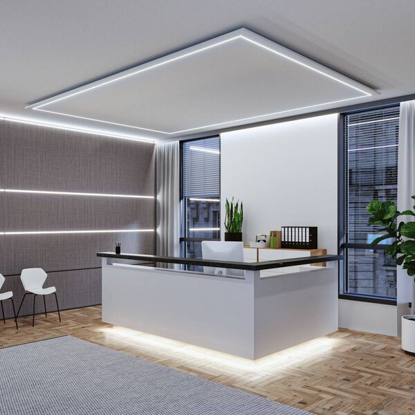 Paulmann Zestaw podstawowy taśm LED MaxLED 1000 COB, 3 m, 6500 K możliwość ściemniania, chromowy / srebrny, salon / jadalnia, tworzywo sztuczne