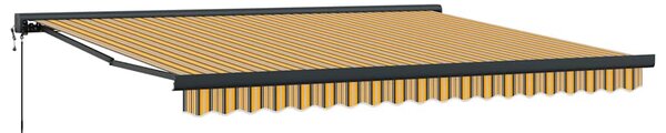Markiza Wielokolorowe 400 x 300 x 165 cm Poliester i aluminium