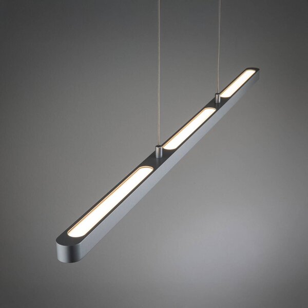Paulmann Lampa wisząca Lento, możliwość ściemniania, chromowy / srebrny, salon / jadalnia, aluminium, nowoczesny