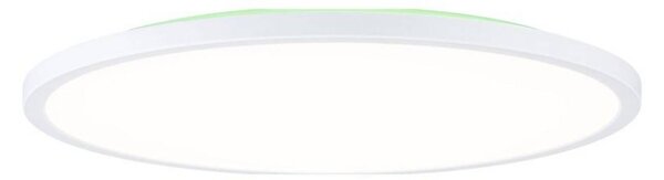 Paulmann Panel LED Atria Shine, Ø40 cm, RGBW, biały, IP20, ściemniany możliwość ściemniania, biały / opal, biuro, tworzywo sztuczne, nowoczesny