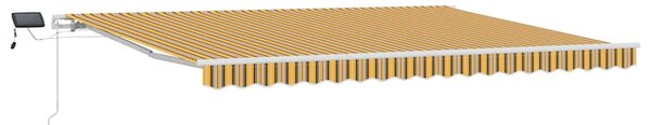 Markiza zwijana Wielokolorowe 450 × 300 cm Tkanina i Stal