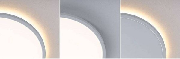 Paulmann Panel LED Atria Shine, średnica 40 cm, biały, IP20, 3000 K, Shine, biały / opal, biuro, tworzywo sztuczne, nowoczesny