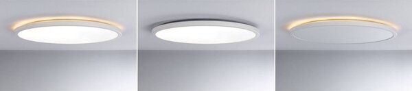Paulmann Panel LED Atria Shine, średnica 40 cm, biały, IP20, 3000 K, Shine, biały / opal, biuro, tworzywo sztuczne, nowoczesny
