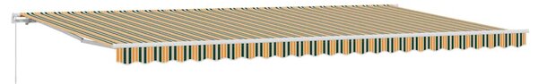 Markiza zwijana Wielokolorowe 600 × 350 cm