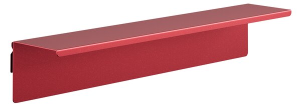 Półka wisząca metalowa czerwona, 700 mm: JOANNE Modern