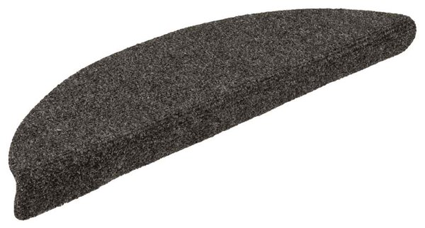 Maty na schody samoprzylepne 20 szt. 56x17x3 cm Antracyt Półokrągłe