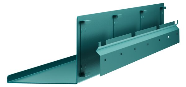 Półka wisząca metalowa morska, 1200 mm: JOANNE Modern