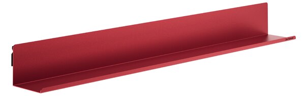 Półka wisząca metalowa czerwona, 1200 mm: JOANNE Modern