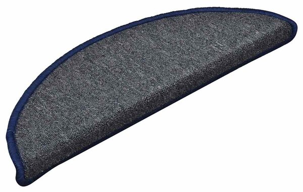 Maty na schody 30 szt. 56x17x3 cm Ciemnoszare i niebieskie półokrągłe
