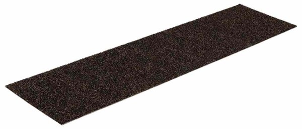 Maty na schody samoprzylepne 30 szt. 76x20 cm Ciemnobrązowe prostokątne