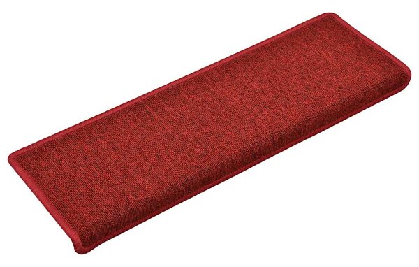 Maty na schody 30 szt. 65x21x4 cm Czerwone prostokątne krawędzie