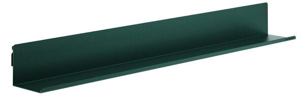 Półka wisząca metalowa butelkowa zieleń, 1200 mm: JOANNE Modern