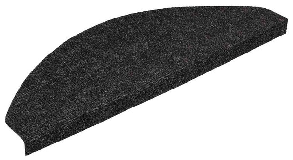 Maty na schody samoprzylepne 20 szt. Czarne 56x17x3 cm
