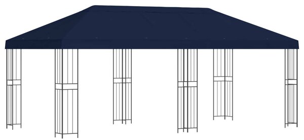 Altana ogrodowa 6 x 3 m niebieski Poliester i Stal 190 gsm