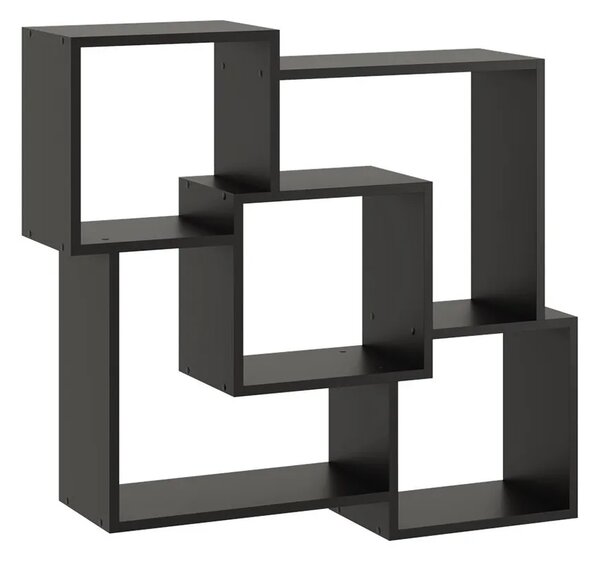Czarna minimalistyczna półka ścienna W6-C03