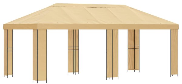 Altana ogrodowa 6 x 3 m kremowy Poliester i Stal 190 gsm