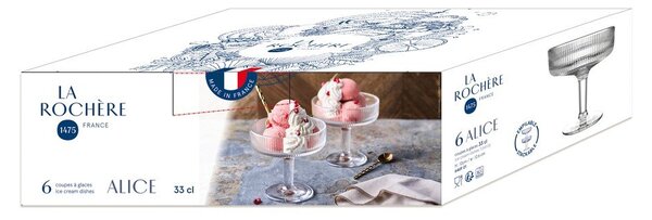 Szklana miska do lodów 370 ml – La Rochére