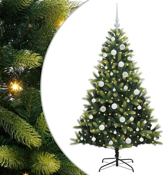 Sztuczna skandynawska choinka z zawiasami 150 LED 150 cm