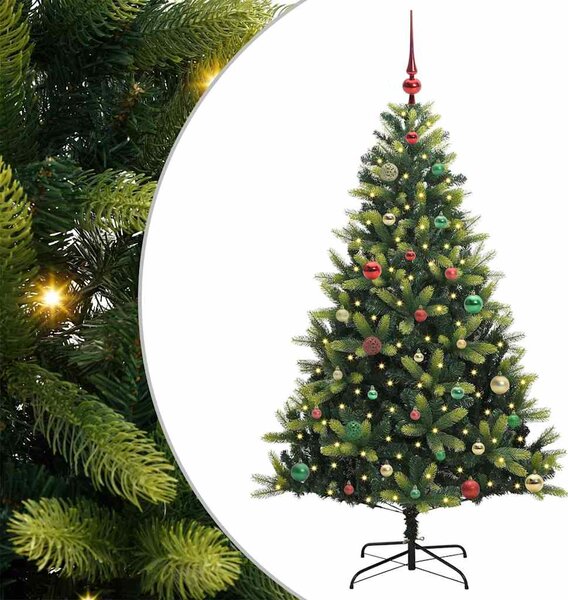Sztuczna skandynawska choinka z zawiasami 150 LED 150 cm