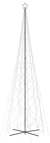 Choinka stożkowa, 3000 niebieskich diod LED, 230x800 cm