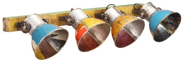 Industrialna lampa ścienna, kolorowa, 90x25 cm, E27