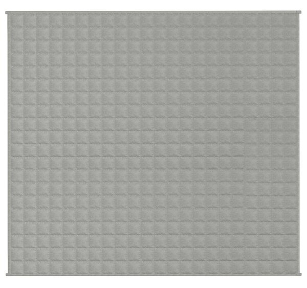Koc obciążeniowy, szary, 200x225 cm, 9 kg, tkanina