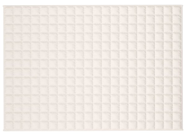 Koc obciążeniowy, kremowy, 138x200 cm, 10 kg, tkanina