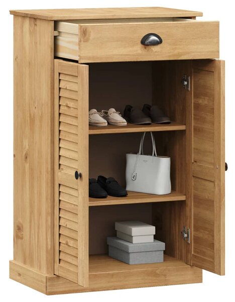 Szafka na buty VIGO, 60x35x96 cm, lite drewno sosnowe