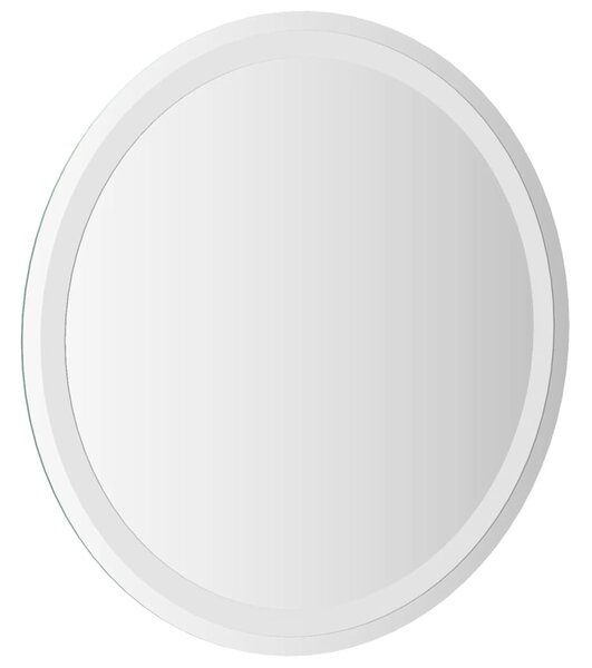 Lustro łazienkowe z LED, okrągłe, 60 cm