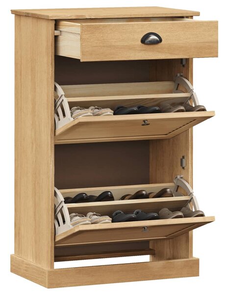 Szafka na buty VIGO, 60x35x96 cm, lite drewno sosnowe