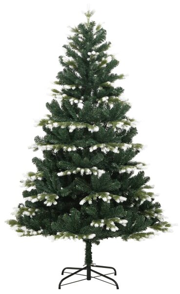 Sztuczna choinka zawiasowa, ośnieżona, 180 cm