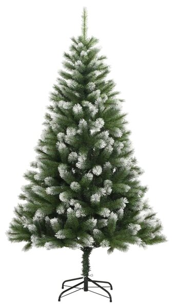 Sztuczna choinka zawiasowa, ośnieżona, 150 cm