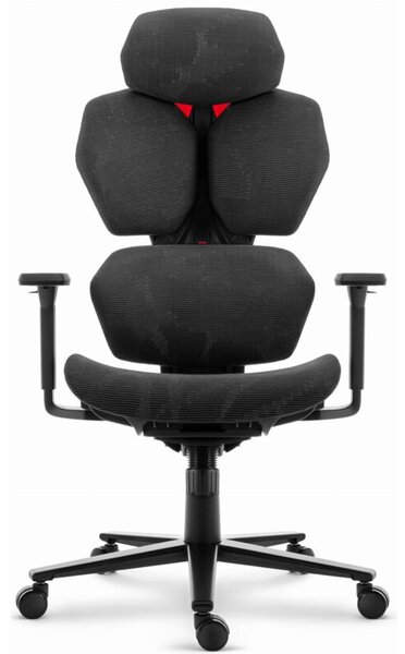 Fotel HELL'S CHAIR HC- 1010 Czarny