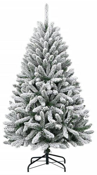 Sztuczna choinka zawiasowa, ośnieżona, 120 cm