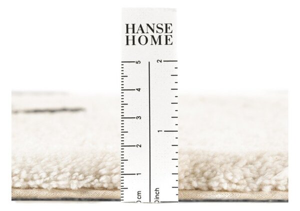 Czarny/kremowy bawełniany dywan dziecięcy odpowiedni do prania/tkany ręcznie 103x120 cm Snuggle Patsy – Hanse Home