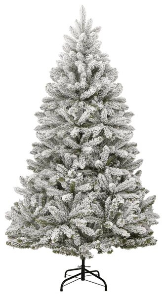 Sztuczna choinka zawiasowa, ośnieżona, 180 cm