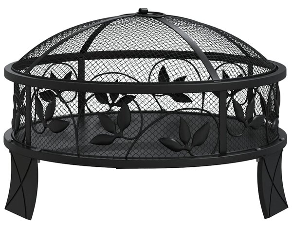 Palenisko z pogrzebaczem, 50 cm, XXL, stal