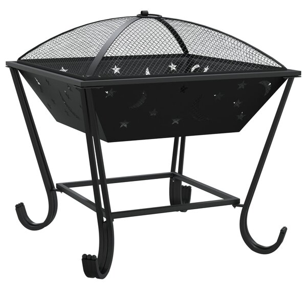 Palenisko z pogrzebaczem, 50 cm, XXL, stal